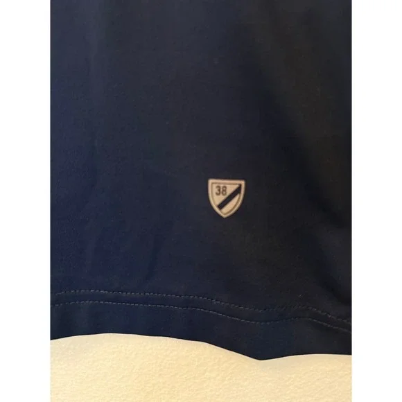 Men's Cremieux Performance Navy Blue Golf Polo Size Large - Picture 2 of 6